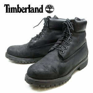 90s 9W inscription 27. corresponding Timberland Timberland black boots Work boots black tag HIP HOP B-BOY KING IWGP/U9822