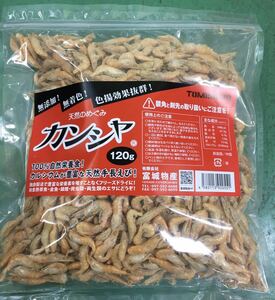 1袋 富城物産カンシャ120g(乾燥エビ クリル)肉食魚(アロワナ 淡水エイ ナマズ ダトニオ ピラニアなど)カメの餌(熱帯魚 両性爬虫類)送料無料