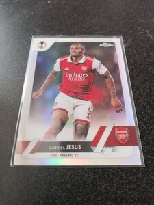 Topps2023 Chrome UCC G.Jesus Arsenal REFRACTOR