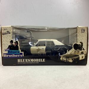 kk38 ブルースモービル 1/18 ダイキャスト ミニカー ブルースブラザース 当時物 JOY RIDE スカイネット プラッツ 映画 中古 未開封