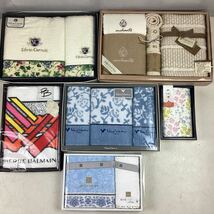 kk312 フェイスタオルギフト 6点セット ジバンシー 和心傅 enchante SilvioCerruti PIERRE BALMAIN バスタオル タオル GIVENCHY 箱無発送可_画像1