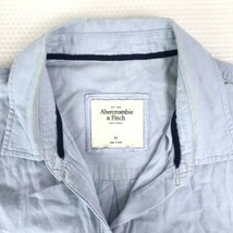 アバクロンビーアンドフィッチ★長袖シャツ【レディースM/ライトブルー】abercrombie＆fitch◆BG663_画像3