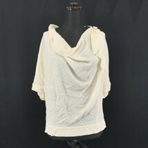 MAYSON GREY★薄手/シャツ/七分袖ブラウス【women’s size -2/アイボリー/ivory】Tops/Shirts◆BH71_画像1