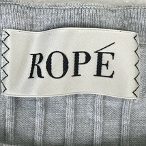 ROPE/ロぺ★半袖ニットカットソー【38/レディースM/グレー×青×紺/グレー×ブルー×ネイビー】◆BG259_画像5