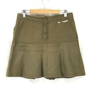 アディダス/adidas★フレアミニスカート【レディースS/カーキ/khaki】Skirts◆BH373