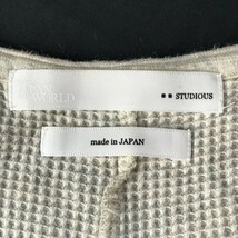 日本製★STUDIOUS★半袖Ｔシャツ【メンズM/ベージュ】カットソー/ステュディオス◆BG701_画像6