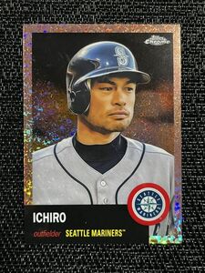 【75枚限定】 イチロー 2022 Topps Chrome Platinum Rose Gold Mini-Diamond Refractor #292 Ichiro MLB *説明必読