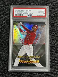 【PSA10】 大谷翔平 2023 Topps Chrome Topps in Technicolor Refractor #TT-2 Shohei Ohtani MLB