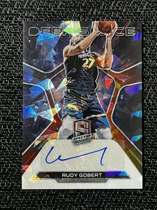 Rudy Gobert ルディ・ゴベア 49シリ 2022-23 Panini NBA Spectra Deep Space Auto 直筆サイン ウルブズ *初期傷