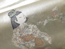 ドークブア■太鼓柄袋帯　由水十久　花の舞　極上の逸品　C33_画像3