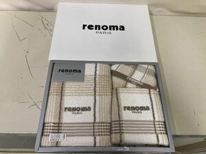 【日本全国 送料込】renoma フェイスタオル ウォッシュタオル タオルクロス セット OS2875