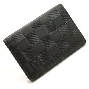 ★美品／希少カラー★LOUIS VUITTON ルイヴィトン オーガナイザー・ドゥ ポッシュ ダミエ・アンフィニ カードケース 名刺入れ N62233