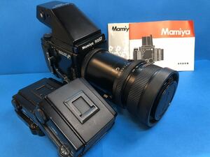 Mamiya RZ67 PROFESSIONAL PRISM FAINDER付　フィルムホルダー3個　使用説明書付