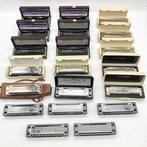 HAMMOND　ハモンド　MARINE BAND　MAJORBOY　BLUES HARP　S.yairi　ハーモニカ　 HA-20　20本　まとめ 【中古】_画像1