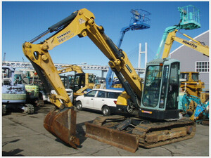 油圧ショベル(Excavator) Yanmar B7-5B 202001 3,863h レンタルアップ機、動画Yes Crane仕様 マルチLever