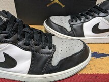 22年製！★ エア　ジョーダン　1 retro low shadow toe 黒×灰×白　air jordan 検索 high OG シカゴ　bred コラボ　ダンク　オリジナル　_画像5