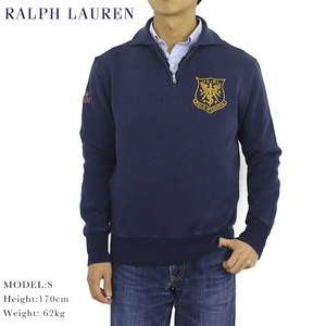 新品 アウトレット 14455 Sサイズ スウェット プルオーバー polo ralph lauren ポロ ラルフ ローレン ハーフジップ ビンテージ