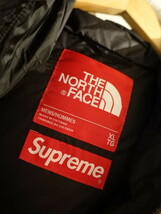 Supreme × ノースフェイス　ダウンジャケット　美品　north face 800-Fill Half Zip Hooded Pullover _画像7