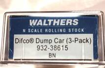 ● 新品 未使用　Walthers Difco(R) Dump Car 932-38615 BN ウォルサーズ x 1pc._画像5