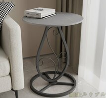 美しいフレームデザインのサイドテーブル おしゃれ かわいい モダン インテリア 家具 コーヒーテーブル エンドテーブル ゴールド ホワイト_画像5