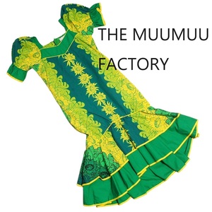 T&L MUUMUU FACTORY フラダンス フラ衣装 ワンピースドレス/L相当＊ハワイHAWAII