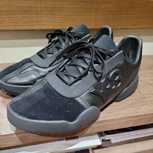 Y-3 スニーカー ブラック ローカット ワイスリー YUNU adidas Yohji yamamoto ヨウジヤマモト FZ4325