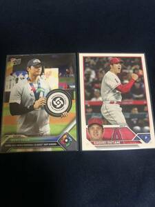 Topps 大谷翔平 カード 2枚セット WBC エンジェルス ドジャース MLB メジャーリーグベースボール 直筆サインなし