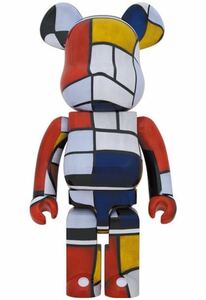 新品未開封 BE@RBRICK Piet Mondrian 1000% MEDICOM TOY AKASHIC RECORDS 2021 ベアブリック メディコムトイ モンドリアン