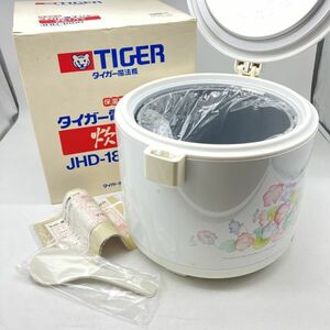 1507【美品】TIGER タイガー 電子ジャー 炊きたて 容量1.8L スイートパンジー JHD-1800 保温専用 長期保管品