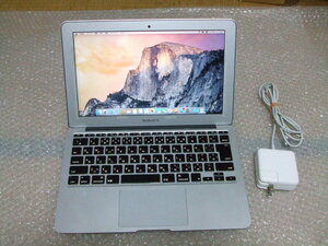 送料安い Macbook Air A1465 Core i7 2.2GHz RAM 8GB SSD256GB W-Lan OS-X 10.10.5