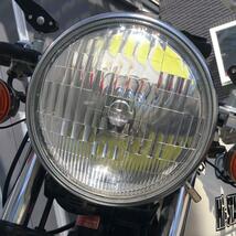 ホンダ ジャイロ キャノピー TA02 TA03 ヘッドライト PH7 LED Hi/Lo切替式 ダブル球 1個 ポン付け HONDA GYRO CANOPY 1990年～2008年_画像5