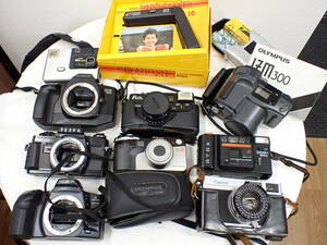 UH1308《1円》フィルムカメラなど まとめて10点 動作未確認 Kodak/Canon/MINOLTA/OLYMPUS 他 