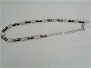  chain belt accessory silver lady's [ used ]