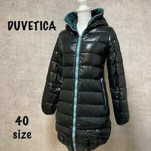 DUVETICA 美品　デュベティカ　ダウンコート アチェ　ACE 黒　ブラック　レディース　40サイズ　ロングダウン