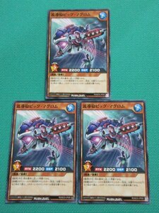 『遊戯王ラッシュデュエル』　RD/B233-JP009　ノーマル　波導砲ビッグ・マグロム ×3　②-3