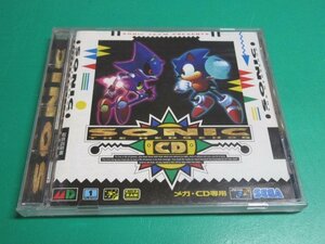 備品　メガCD　メガドライブ　ソニック ザ ヘッジホッグ　ディスク欠品　説明書・ケースのみ　①