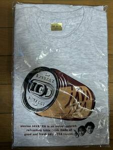 90s デッドストック 未開封 ジャワティーストレート 霜降り Tシャツ TOKIO 山口達也 企業 レトロ 昭和 平成 コカコーラ