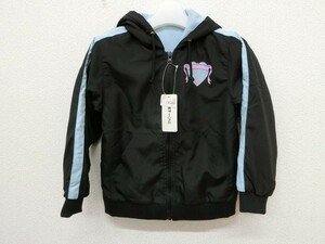 (25769)GET THE ONE girl outer jacket Parker reverse side f lease black 100 tag attaching 