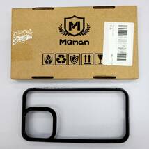 ★【在庫処分価格】MQman iPhone15 Pro バンパー 側面ケース iPhone15Pro ブラック☆C12-193a_画像1