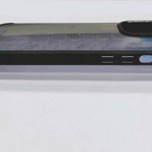 ★【在庫処分価格】Spigen iPhone 13 Pro Max ケース ウルトラ・ハイブリッド マット ACS03619 (フロスト・ブラック) ☆C12-102の画像3