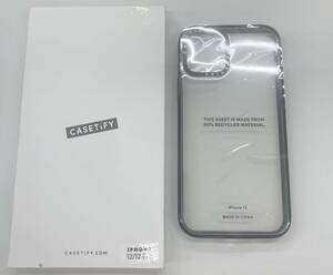 ★【在庫処分価格】CASETiFY インパクトケース iPhone 12 Pro クリアブラック☆C12-083a