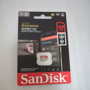 128GB SanDisk サンディスク Extreme マイクロSDカード microSDXC A2 V30　新品未開封 送料無料 匿名配送