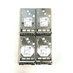 K5120867 DELL 4TB SAS 7.2K 3.5インチ HDD 4点【中古動作品】