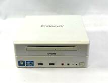 K51207161 EPSON Endeavor ST160E-EM3 1点 /i3-3120M /4GB メモリ/ HDD 250GB 【通電OK、AC欠品】_画像1