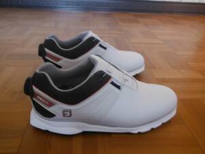 ☆中古美品ゴルフシューズ FOOTJOY（フットジョイ）ＰＲＯ/ＳＬ　25.5cm スパイクレス☆