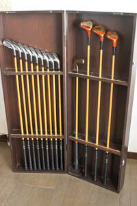 ★稀少 極美品 Callaway Bobby Jones hickory stick/キャロウェイ ボビージョーンズ 記念モデル ヒッコリー 13本セット★