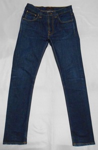 Nudie Jeans ヌーディージーンズ　LEAN DEAN　DAY 16 DIPS　デニムジーンズ　ストレッチ　細身　W29