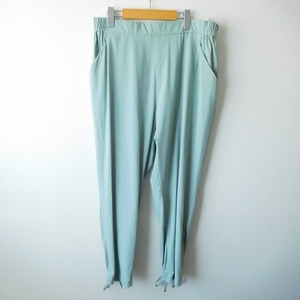 #anc ローズティアラ Rose Tiara パンツ 46 緑系 裾リボン 大きいサイズ レディース [848931]