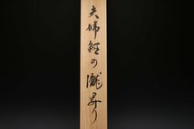 【佳香】広森耕仁 『夫婦鯉の瀧昇り』肉筆 日本画 紙本 掛軸 共箱 二重箱 布丁箱 太巻 本物保証_画像10