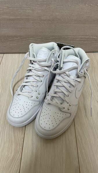 新品　NIKE W DUNK HIGH SE PURE PLATINUM 27.5cm